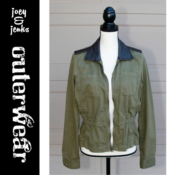 Lucky Brand Army Green Utility Jacket Medium - Picture 1 of 7
